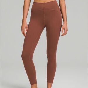 lululemon athletica High-Rise Sculpt Leggings in Rust Brown